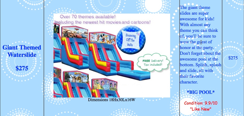 kids themed slide prairieville